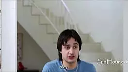 Mature lady rides young stud's cock in taboo anal