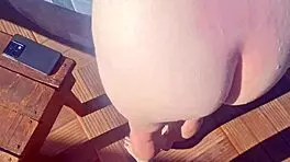 Redhead Bent Over For Intense Doggystyle Pool Pounding