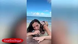 i rode that lifeguard's huge bbc right on the public beach sand moaning loud