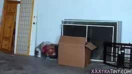 little teen tits get sprayed with hot cum