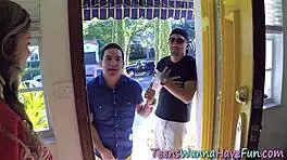 amateur teens fuck and suck at wild party