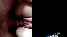 rough doggystyle fuck with skinny neighbor in condom