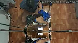 sexy latina milf chokes on monster cock gags deepthroat then rides dildo creampie