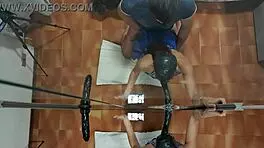 sexy latina milf chokes on monster cock gags deepthroat then rides dildo creampie