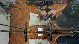 sexy latina milf chokes on monster cock gags deepthroat then rides dildo creampie