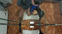 sexy latina milf chokes on monster cock gags deepthroat then rides dildo creampie