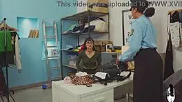 two latina girls caught stealing suck to escape