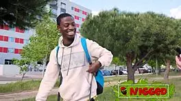 Massive 330-pound curvy Latina begs young black stud for intense interracial pounding and cumshot.