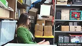 hey curvy shoplifter did you think you'd escape my big cock punishment in the mall?