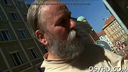 old dude's thick shaft sliding into her tight young hole 😏 sloppy ball licking next 🔥