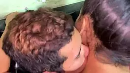 fucking hot colombian trans in lingerie 😍 bent over doggystyle blowjob time 🍑