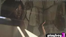 Big Ass Ebony Teen Victoria Antoinette Strips Naked Seductively