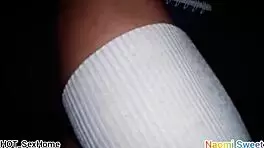 Horny Latina Masturbates Before Classmate Craving Hard Fuck