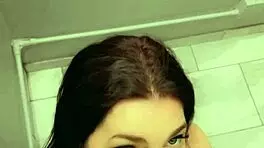 Teen slut sucks stranger then fucks behind school machine