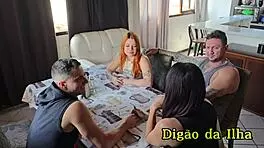 Two Hot Wet Latinas Bent Over For Intense Doggystyle Pounding