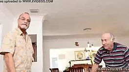 Blonde milf's handjob chills steamy encounter intriguing twist