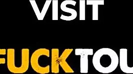 tanned colombian college babe rammed doggystyle by hung gym hunk