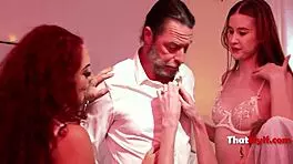 Rough Orgy Licks and Creampies in Lingerie Wedding Taboo