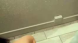 Teen slut sucks stranger then fucks behind school machine