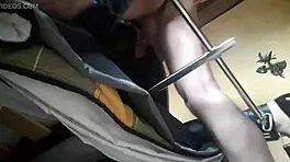 Laura XXX Tied Machine Doggystyle Creampie