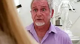 blonde teen begs for rough anal ride before he leaves