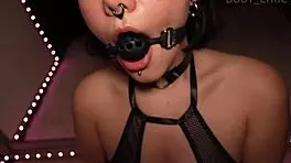 fuck i pulled the gag to ram my cock deeper down her throat