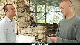 Stepdaughter threesome with stepbro and stepdad, ever tried that taboo ride?