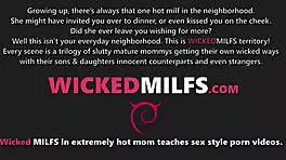 Suggestive woman borrows young lover from her friend for secret fun