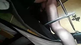 Laura XXX Tied Machine Doggystyle Creampie