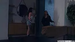 Clout Episode 3 Maddy May Anna Claire Clouds lesbian scissoring