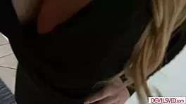 Big tit milf delivers sloppy titjobs then fucks stud doggystyle