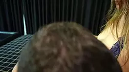 Curious wife hires fit young stud for intense cum facial payoff