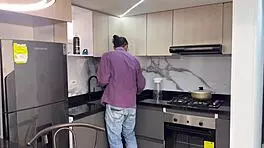 colombian latina skinny slut takes double penetration after movie night