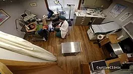 Petite Latina Teen Yesenia Sparkles Latex Gloves Handcuffs Screaming Orgasm Backstage