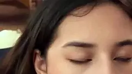 horny petite latina gags on cock balls deepthroat rimjob