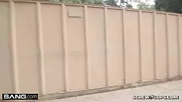 Lana Rhoades rides cop cock hard in public car bust