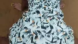 young wife in short dress bends over for neighbor's hard doggystyle pounding