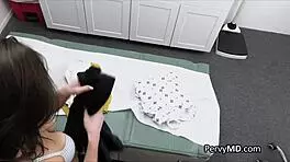 at the hospital she bared her pussy for the exam payment