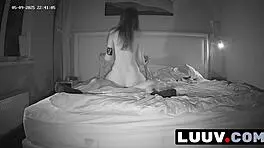 real couple flashes juicy shaved pussy in homemade exhibitionist sex