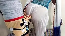 muslim wife jumps on cock for standing anal pounding with clear hindi moans