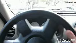 Rough pov teen tits bounce sucking nasty big cock in nature 🌿💦