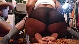 Darkchocolatebarbie and friend ass-cam tag team huge bbc erupting cumshot
