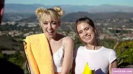 Teen Babe Asslicks Hot Brunette Bff Passionately 😍👅