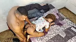 Sexy latina teen anal slut rides cock hard in amateur 1-on-1 frenzy