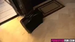 stepsis cornered into bending over for taboo doggystyle pounding from bro