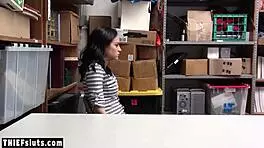 i tied up kylie martin teen thief and roughly fucked her tight pussy with my huge officer cock