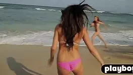 perfect big tits blonde lesbian bares all outdoors in wild passion