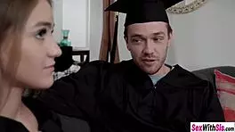 Petite Teen Rides Monster Cock Post Graduation