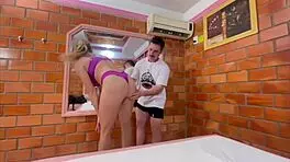 Trainer's Steamy Workout Turns Wild with Naughty Pupil