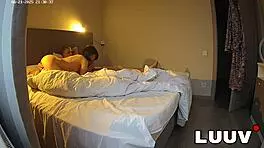 Luuv Abbadon Fucks Brunette Girlfriend Doggystyle Hard on Bed